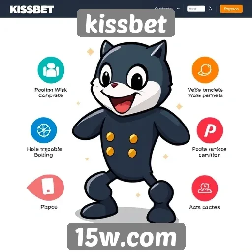 Análise de recursos do site kissbet